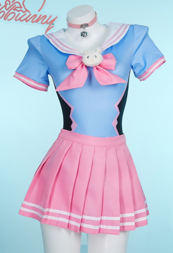 オーバーウォッチ DVA コスプレ セーラー服 セクシー 下着