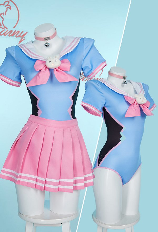オーバーウォッチ DVA コスプレ セーラー服 セクシー 下着