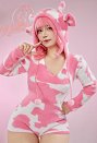乳牛 可愛い ホームウェア 下着 ピンク