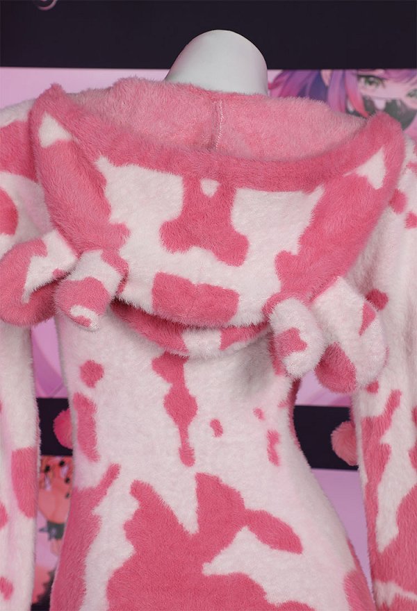 乳牛 可愛い ホームウェア 下着 ピンク