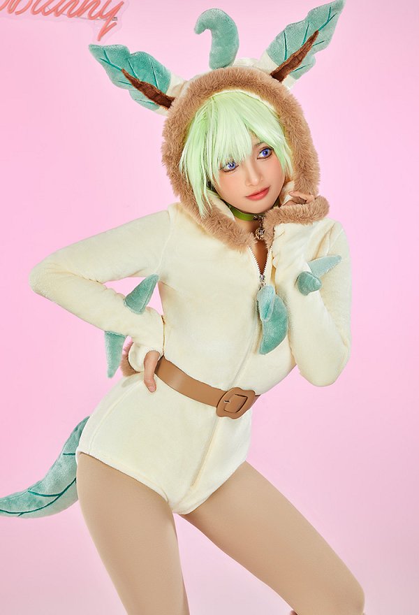ポケモン リーフィア コスプレ ホームウェア S-4XLサイズ
