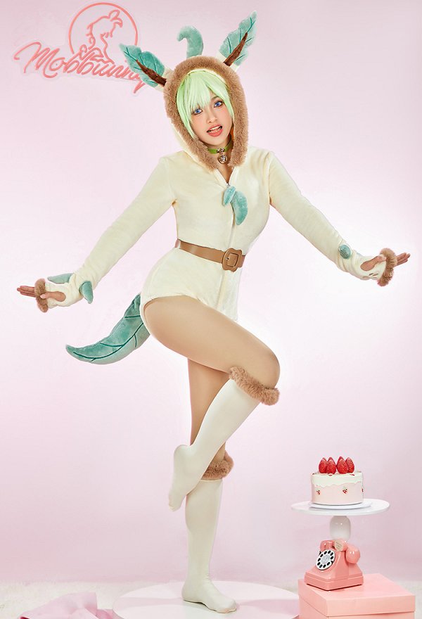 ポケモン リーフィア コスプレ ホームウェア S-4XLサイズ