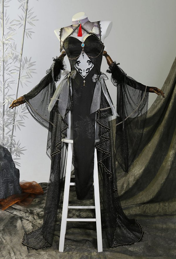 原神 申鶴 しんかく 花嫁 コスプレ セクシー 黒色 原神 申鶴 しんかく 花嫁 コスプレ セクシー 黒色
