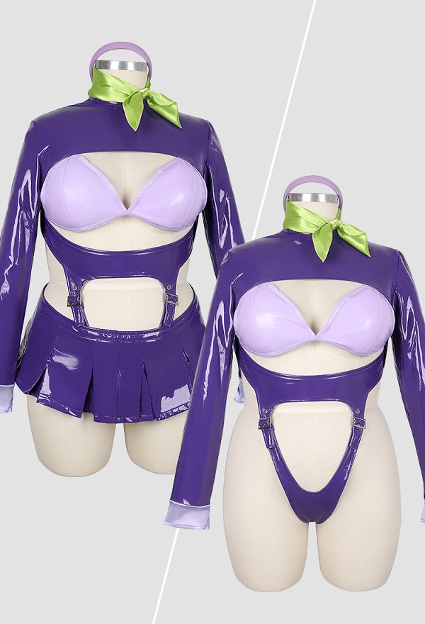 プラスサイズ スクービー・ドゥー ダフネ セクシー コスプレ ランジェリー