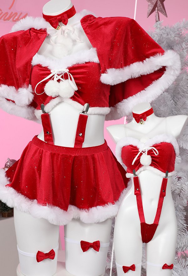 クリスマス 魔女 コスプレ - 赤 セクシー 下着 | 下着通販
