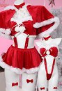 クリスマス キノコ 魔女 コスプレ セクシー 下着 赤