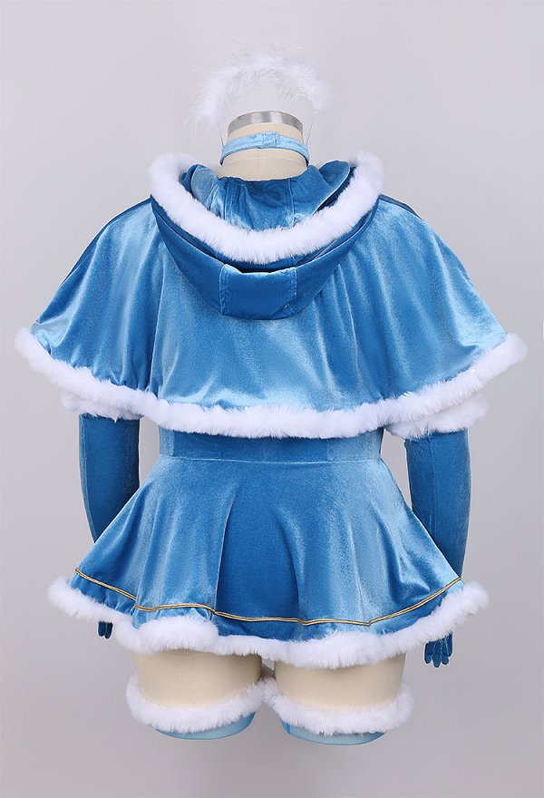 プラスサイズ ゼルダ姫 同人 コスプレ 可愛い 青色 ホームウェア