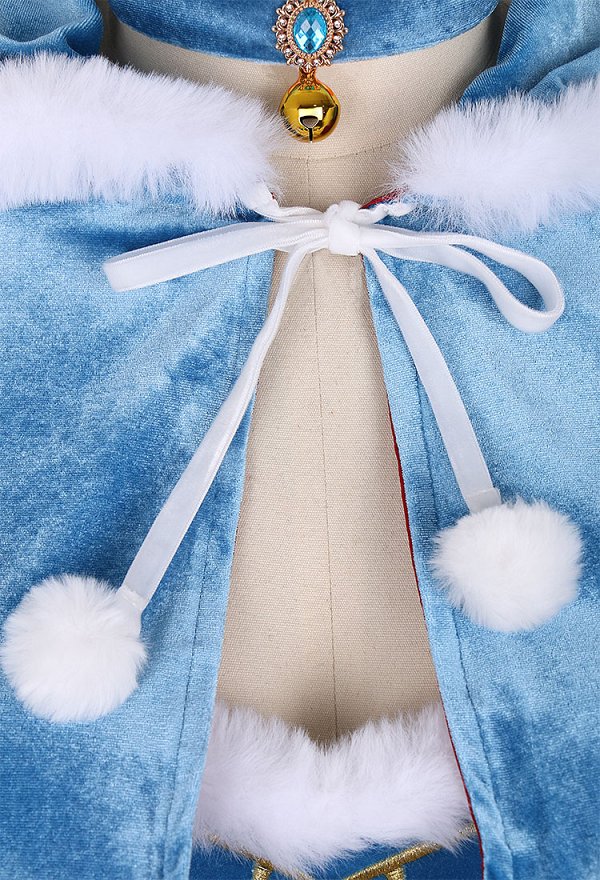 プラスサイズ ゼルダ姫 同人 コスプレ 可愛い 青色 ホームウェア