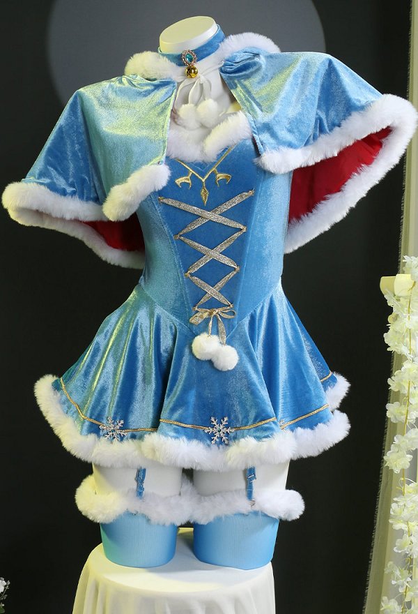 クリスマス コスプレ セクシー 下着 青色