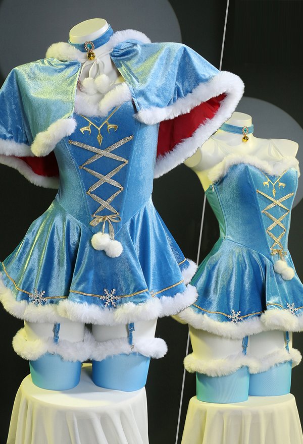クリスマス コスプレ セクシー 下着 青色