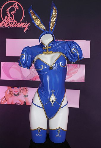 チュン・リー コスプレ 同人服 バニーガール