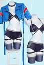 キャミィかっこいい  コスプレ セクシー セットアップ 青色