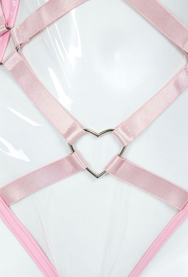 亀甲縛り バニーガール セクシー 下着 ピンク