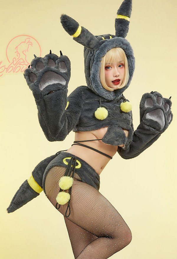 PM ブラッキー 可愛い ホームウェア 下着 獣爪手袋付き