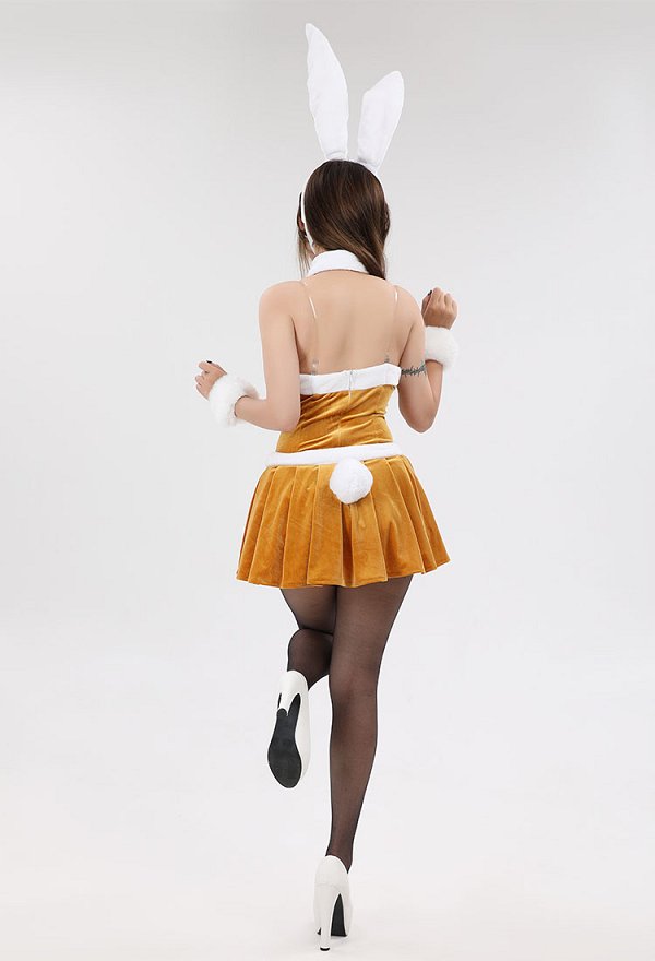 可愛い バニーガール セクシー 下着 黄色