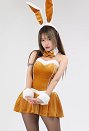 可愛い バニーガール セクシー 下着 黄色
