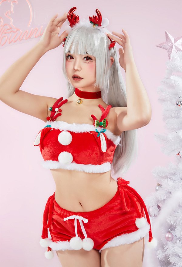 クリスマス 可愛い トナカイ コスプレ セクシー 下着 クリスマス 可愛い トナカイ コスプレ セクシー 下着
