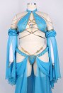 プラスサイズ ゼルダ姫 コスプレ 同人服 セクシー ランジェリー 水色