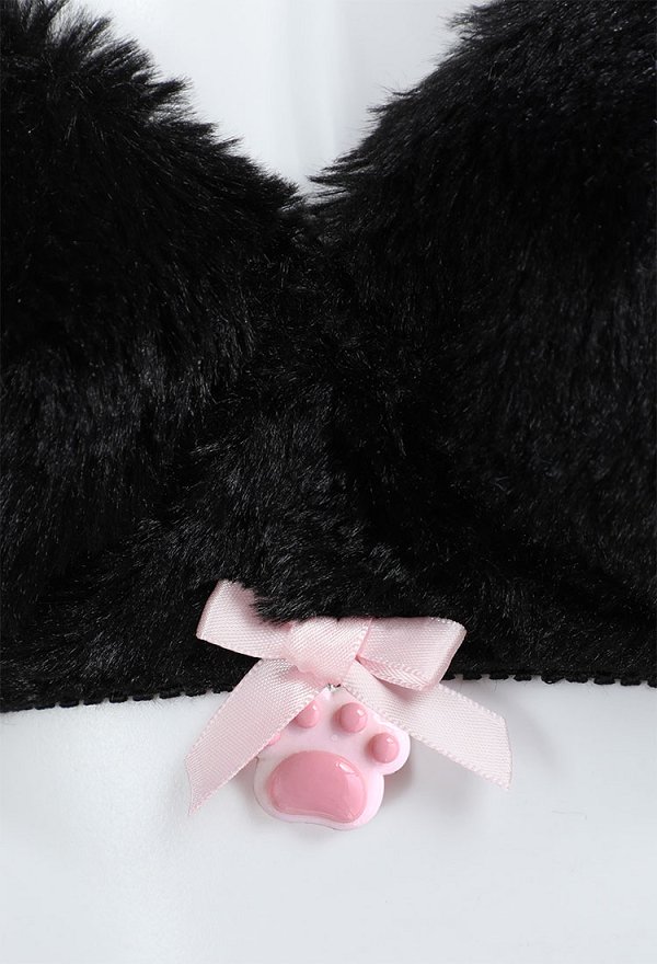 猫足模様 ぬいぐるみ ホームウェア 猫爪模様 セクシー 下着 ビキニセット 猫足模様 ぬいぐるみ ホームウェア 猫爪模様 セクシー 下着 ビキニセット