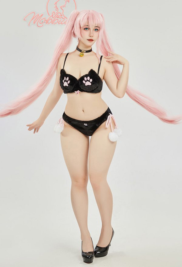 猫足模様 ぬいぐるみ ホームウェア 猫爪模様 セクシー 下着 ビキニセット 猫足模様 ぬいぐるみ ホームウェア 猫爪模様 セクシー 下着 ビキニセット