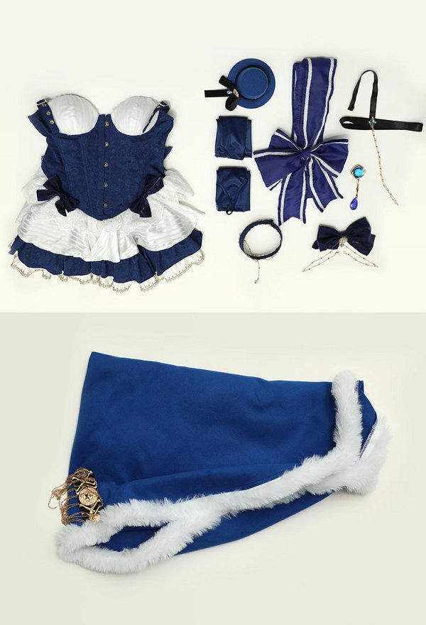 原神 フリーナ コスプレ - 青色 セクシー ドレス | 下着通販