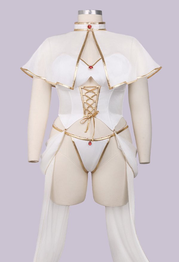 プラスサイズ 葬送のフリーレン フリーレン コスプレ 同人 セクシー ドレス