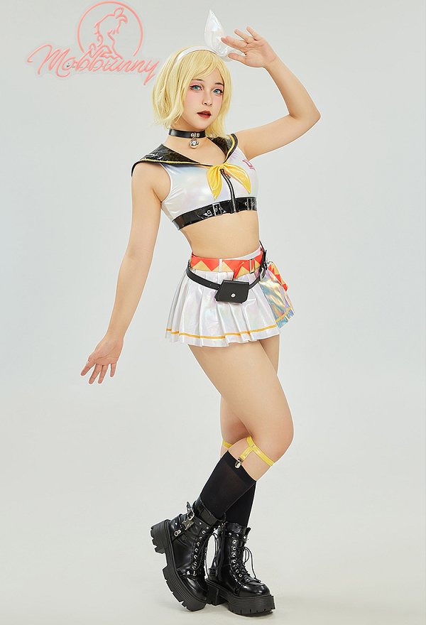 鏡音リン 派生服 セットアップ ミニスカート セクシー 下着