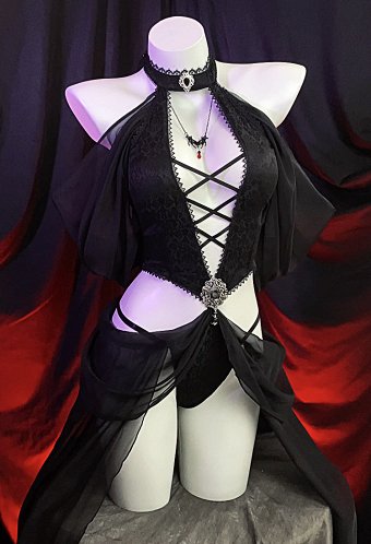 ゴシック エルフ セクシー コスプレ ハロウィンドレス