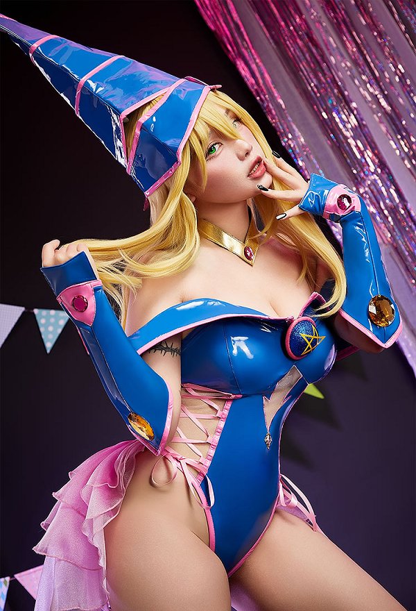 遊戯王 ブラックマジシャンガール 同人 コスプレ ボディースーツ