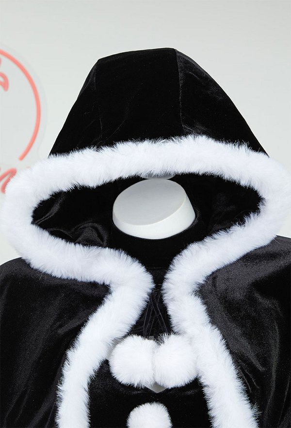 ニーア オートマタ 2B 同人 コスプレ クリスマス ドレス 黒色