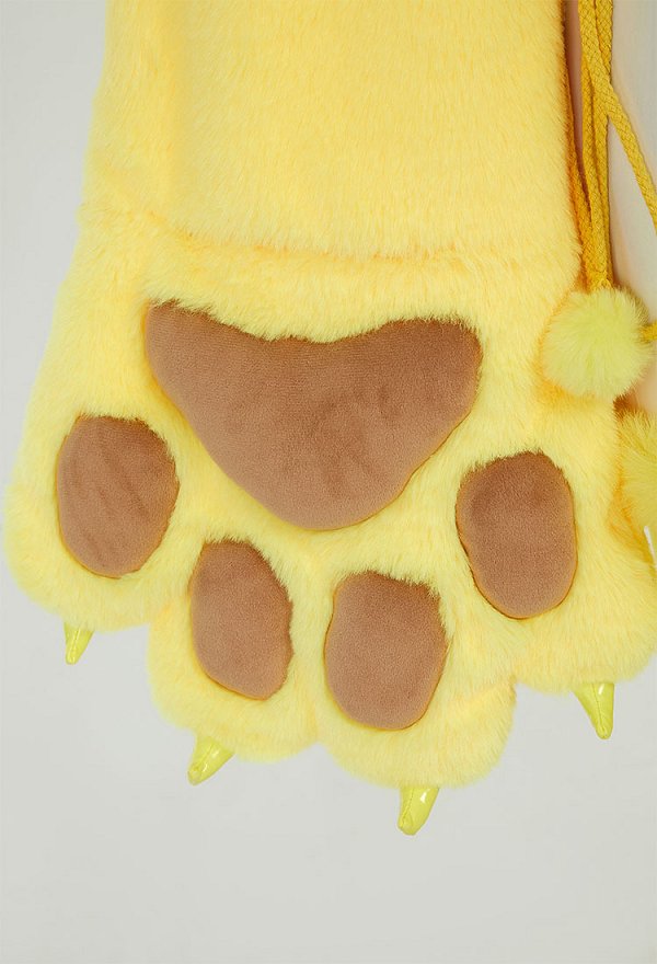 PM ピカチュウ 派生服 コスプレ ホームウェア モコモコ服 獣爪手袋付き PM ピカチュウ 派生服 コスプレ ホームウェア モコモコ服 獣爪手袋付き