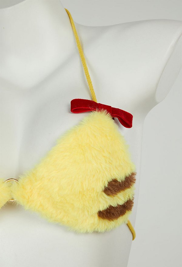PM ピカチュウ 派生服 コスプレ ホームウェア モコモコ服 獣爪手袋付き PM ピカチュウ 派生服 コスプレ ホームウェア モコモコ服 獣爪手袋付き