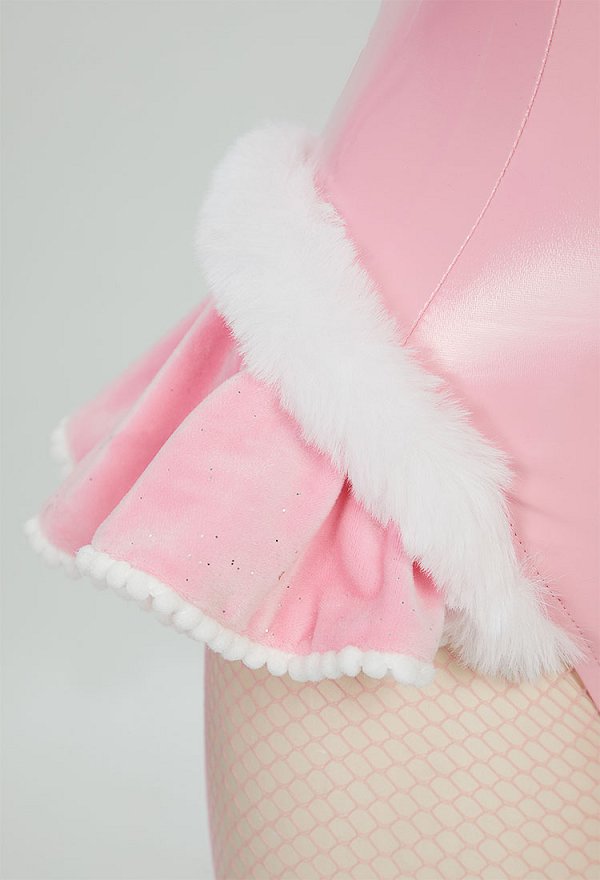 ミク 同人 コスプレ クリスマス服 ピンク バニーガール ミク 同人 コスプレ クリスマス服 ピンク バニーガール
