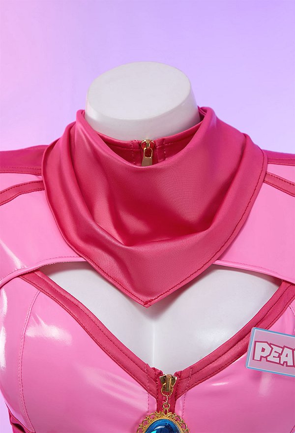 マリオ ピーチ姫 コスプレ 同人 レーシングスーツ