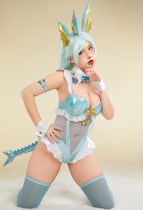PM シャワーズ コスプレ 擬人化 セクシー ボディースーツ