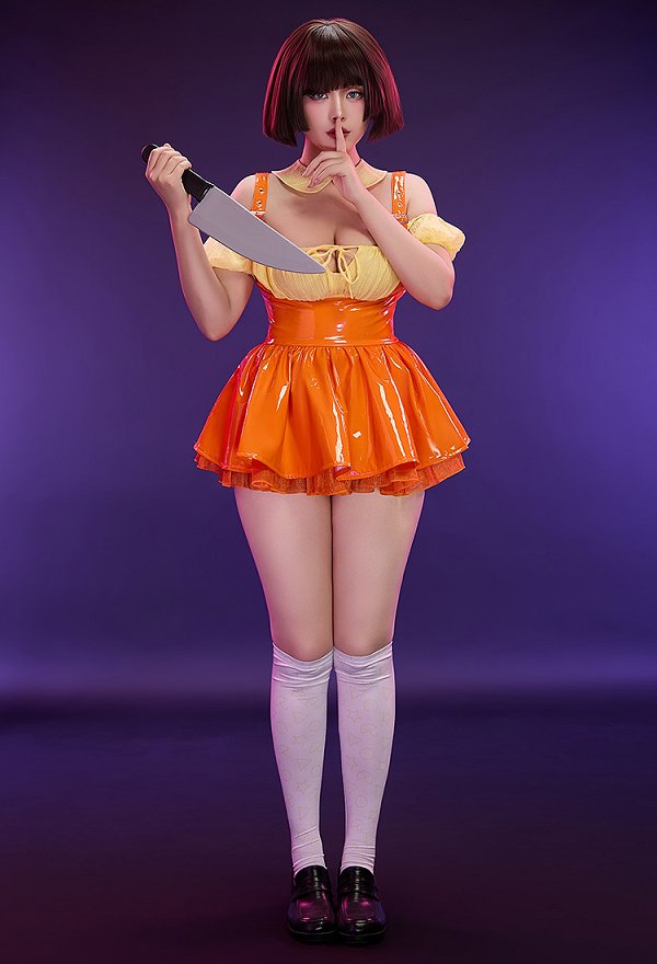 イカゲーム ヨンヒ人形 コスプレ セクシーランジェリー