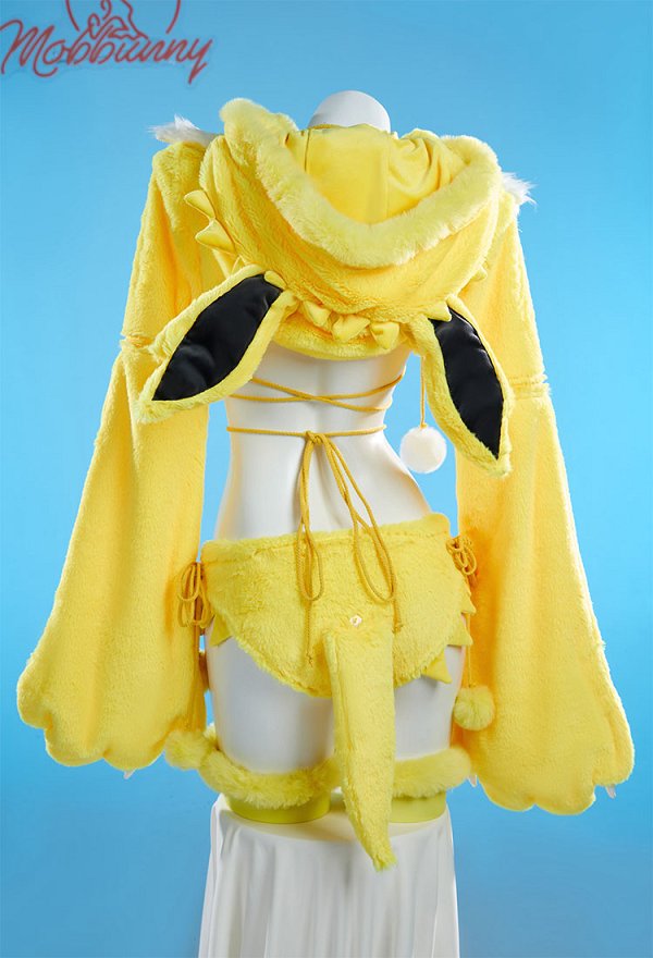 ポケモン サンダースコスプレ  可愛い ホームウェア 獣爪手袋付き
