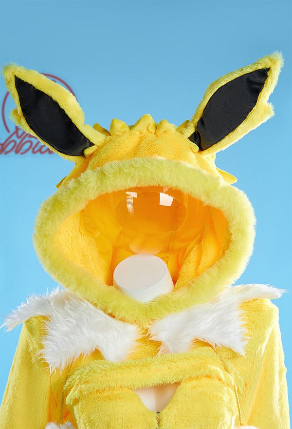 ポケモン サンダースコスプレ  可愛い ホームウェア 獣爪手袋付き