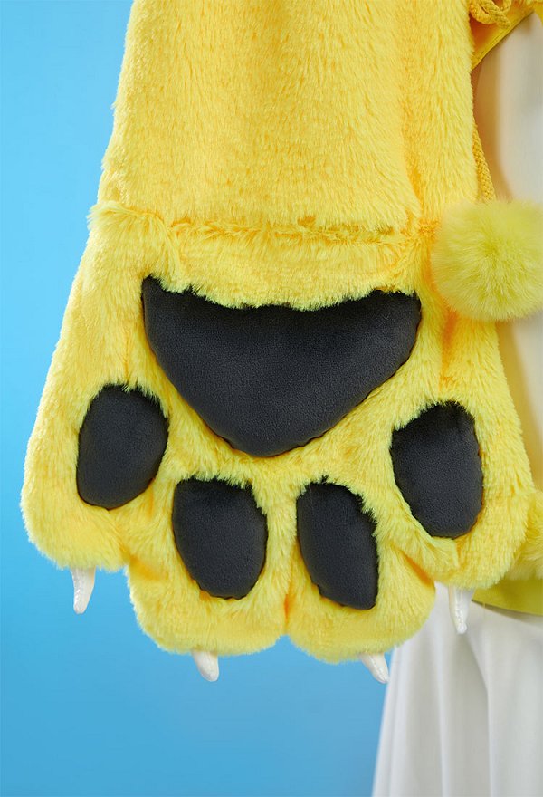 ポケモン サンダースコスプレ  可愛い ホームウェア 獣爪手袋付き