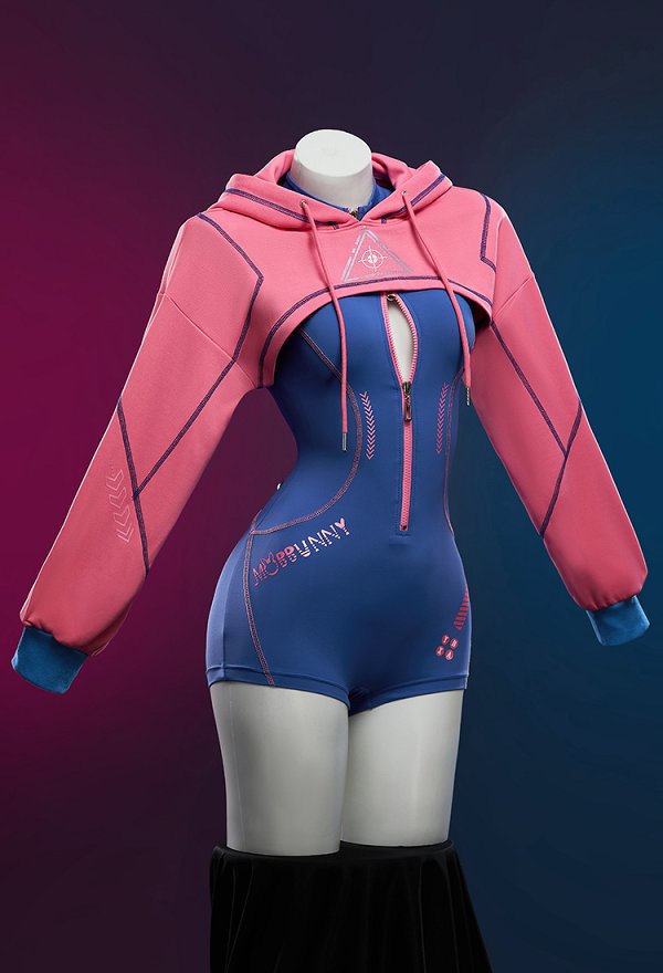 D.Va コスプレ セクシー サイバー風 ボディースーツ