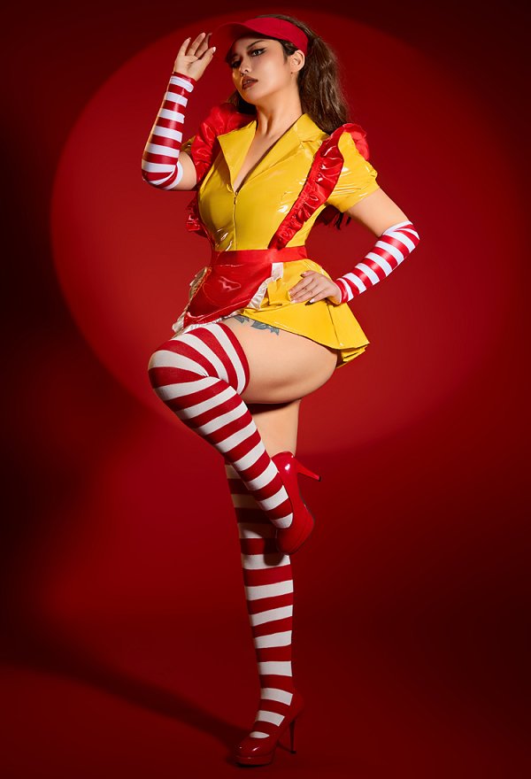 マクドナルド セクシー カワイイ 制服 ランジェリー