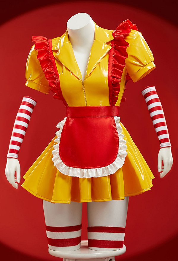 マクドナルド セクシー カワイイ 制服 ランジェリー