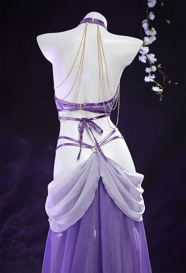 原神 雷電将軍 コスプレ 踊り子 ドレス