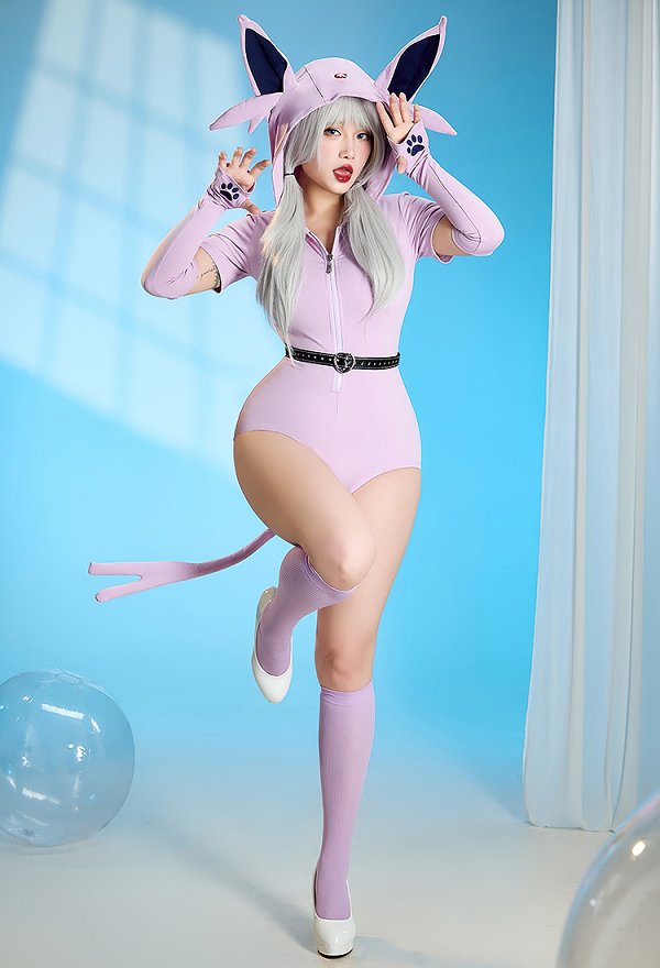 ポケモン エーフィ コスプレ 夏用 ホームウェア