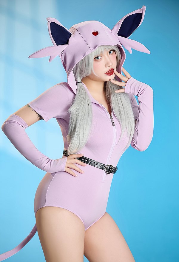 ポケモン エーフィ コスプレ 夏用 ホームウェア
