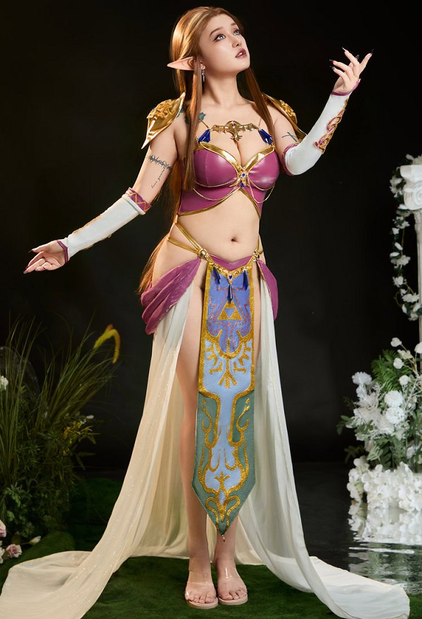 ゼルダの伝説 トワイライトプリンセス コスプレ 踊り子 ドレス