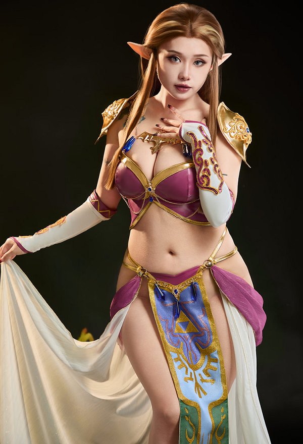 ゼルダの伝説 トワイライトプリンセス コスプレ 踊り子 ドレス