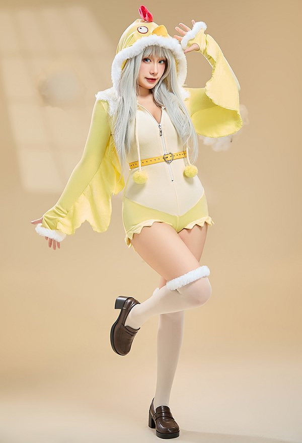 ニワトリ ハロウィン コスプレ ホームウェア