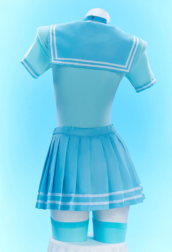 スーパーマリオ セクシー コスプレ 黄色・青色 セーラー服　