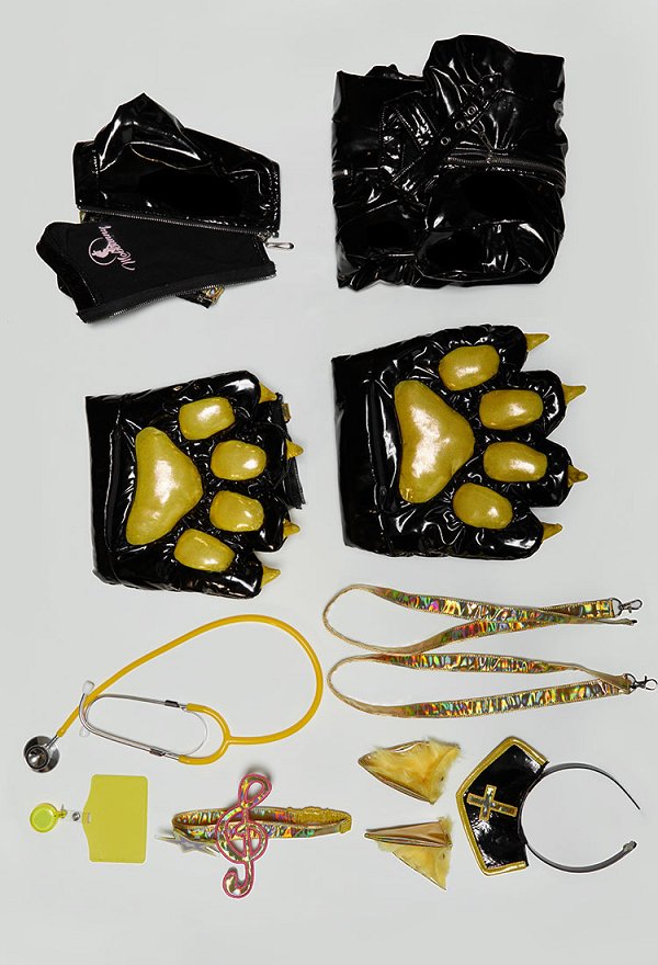 VOC 鏡音リン セクシー コスプレ ボディースーツ 獣爪付き VOC 鏡音リン セクシー コスプレ ボディースーツ 獣爪付き